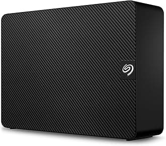 Seagate Expansion 8TB Desktop External HDD - USB 3.0 for Windows and Mac with 3 yr Data Recovery Services, Portable Hard Drive (STKP8000400), Black