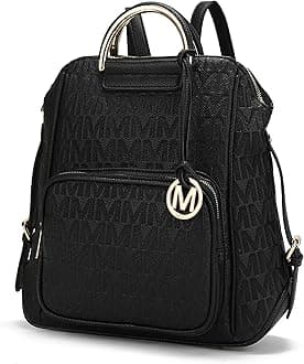 MKF Backpack Purse for Women & Teen Girls – PU Leather Top-Handle Ladies Fashion Travel Pocketbook Bag – Daypack