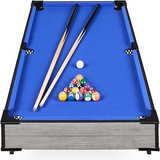 Best Choice Products 40in Tabletop Billiard Table, Pool Arcade Game Table for Living Room, Game Room w/ 2 Cue Sticks, Ball Set, Storage Bag