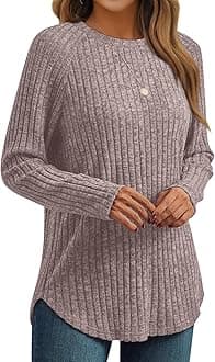 AUTOMET Womens Long Sleeve Shirts Fall Fashion Tops Blouses Dressy Sweaters Tunic Winter Clothes Casual Outfits