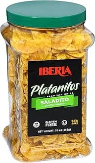 Iberia Saladito Lightly Salted Plantain Chips , 20 Oz.