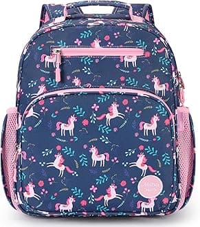 Kids Backpack for Girls: Girls Backpack 5-8 - Kindergarten Elementary School Bookbag for Girl - Unicorn