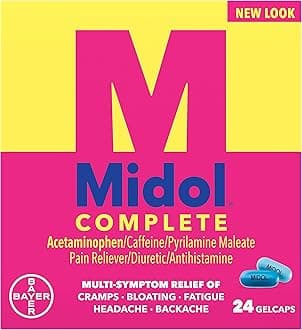 Menstural Complete, Gelcaps, 24 ct