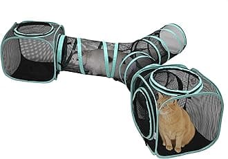 Kitty City Outdoor Catio Furniture and Play Kits for Cats, Three Way Tunnel