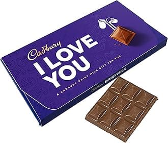 I Love You Dairy Milk Chocolate Bar With Gift Envelope