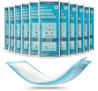 ICEWRAPS Instant Postpartum Cold Pads for Women After Birth – Ice Packs for Postpartum Care, Easy to Activate (Squeeze to Use) Stays Cold up to 20 Min, 12 Pack, Disposable Pads – FSA-HSA Eligible