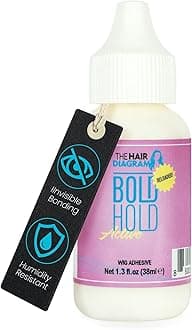 The Hair Diagram - Reloaded - Strong Glue For Wigs and Hair Systems - Invisible Bonding - Formulated For Oily Skin - Non Toxic - Humidity Resistant & Waterproof - 1.3oz