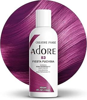 Semi Permanent Hair Color - Vegan and Cruelty-Free Hair Dye - 4 Fl Oz - 083 Fiesta Fuchsia (Pack of 3)