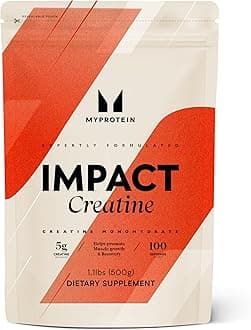 MYPROTEIN CREAPURE Pure Creatine Monohydrate Unflavored , Vegan Friendly , Maximum Strength , Power , Stamina , Endurance , 166 Servings 500g