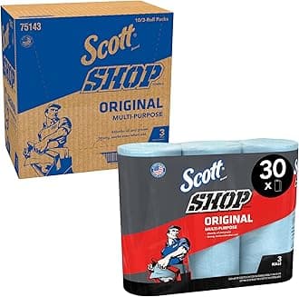 Scott Shop Towels Original, Total 30 Rolls (Pack of 3)