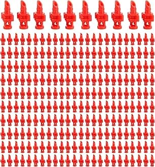 250PCS 360 Degree Misting Nozzle Irrigation, Sprinklers Sprayer for Garden Irrigation System, Micro Sprayer Refraction Automizing Drippers