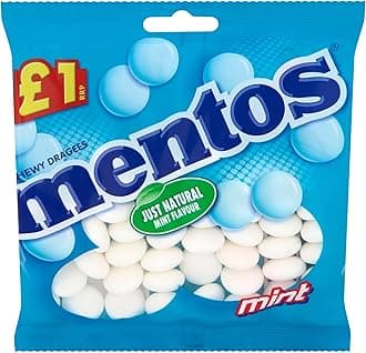 Mentos Chewy Dragees Mint, 135 Gm
