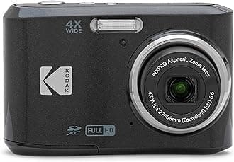 PIXPRO Friendly Zoom FZ45-BK 16MP Digital Camera with 4X Optical Zoom 27mm Wide Angle and 2.7" LCD Screen (Black)