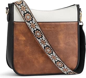 BOSTANTEN Purses For Women Leather Handbags Crossbody Purse Ladies Hobo Shoulder Bag with Adjustable Strap