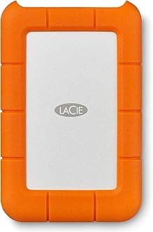 LaCie 1 TB Rugged Mini USB 3.0 Portable 2.5 Inch Shock, Drop and Crush Resistant External Hard Drive for PC and Mac (LAC301558)