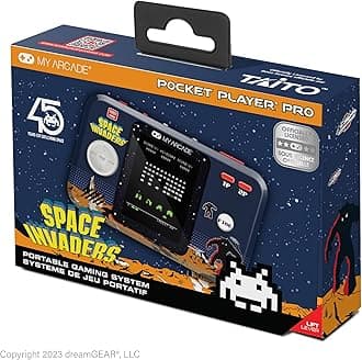 My Arcade - DGUNL-7006 Space Invaders Pocket Player Pro Handheld Portable Gaming System