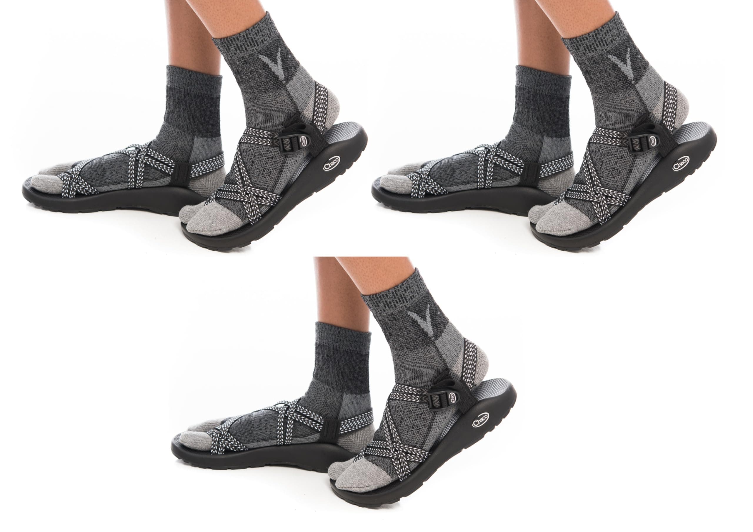 3 Pairs V-Toe Wool Warm Flip-Flop Split Toe Breathable Hiking Or Casual Size Women 9.5-11.5 Men 8.5-10.5