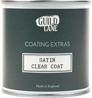 Acrylic Satin Top Coat, Clear (250ml Jar)