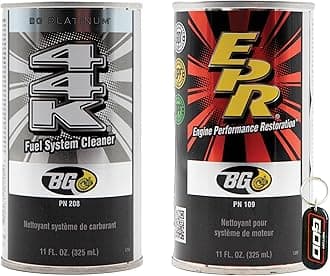 BG Platinum 44K Fuel System Cleaner & BG 109 EPR Engine Performance Restore– 11 Fl Oz Key Chain