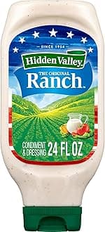 Hidden Valley Original Ranch Condiment and Dressing, Easy Squeeze Bottle, 24 Fl Oz (Package May Vary)