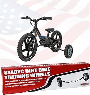 USA Wheels for Tots Training Wheels for Stacyc, KTM, Husqvarna, GAS GAS, and Harley-Davidson 12e/16e balance Electric Bikes - NOT compatible with 16e Elite model.