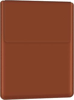 BVYA 13.3-14" Sleeve, PU Leather Laptop Case Compatible with New MacBook Air 13.6/Pro/Max M2/M1 A2779 A2442 14, 13.5 Surface 5/4/3/2/1, Compatible with Laptop 2022 Pro 14 inch