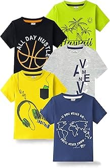Boys Half Sleeves Cotton T-Shirt
