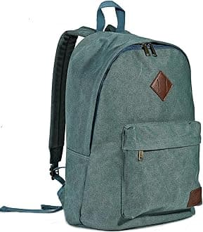 Canvas Vintage Backpack Lightweight Travel Daypack Laptop Backpack College Student Rucksack for Men Women