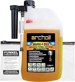 Archoil AR6900-P Max Advanced PETROL Fuel Additive Concentrate, 1L Treats 1,000L of Fuel, Petrol Injector Cleaner, GPF Turbo EGR Valve Cleaner, Super Unleaded Convertor (1Litre)