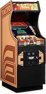 Numskull Quarter Arcades Elevator Action Collector's Edition Mini Arcade - 1/4 Scale Authentic Wooden Replica, Original ROM, Rechargeable Battery & 3W Speakers for Retro Enthusiasts [video game]