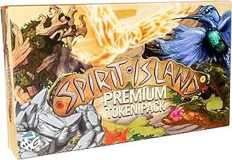 Greater Than GamesSpirit Island: Premium Token Pack 1 | Cooperative Strategy Board Game Accessory | Premium Component Upgrade