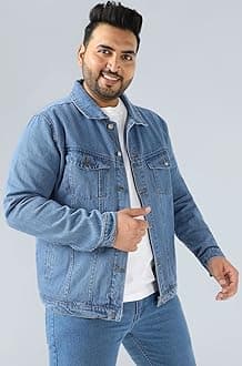 Men's Regular Fit Washed Full Sleeve Denim Jacket