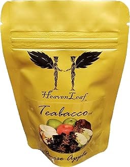 Teabacco (Choose Your Flavors) 100g, World's Best Hookah Shisha Herbal Flavors. 100% Tobacco & Nicotine Free! (Anise Apple)