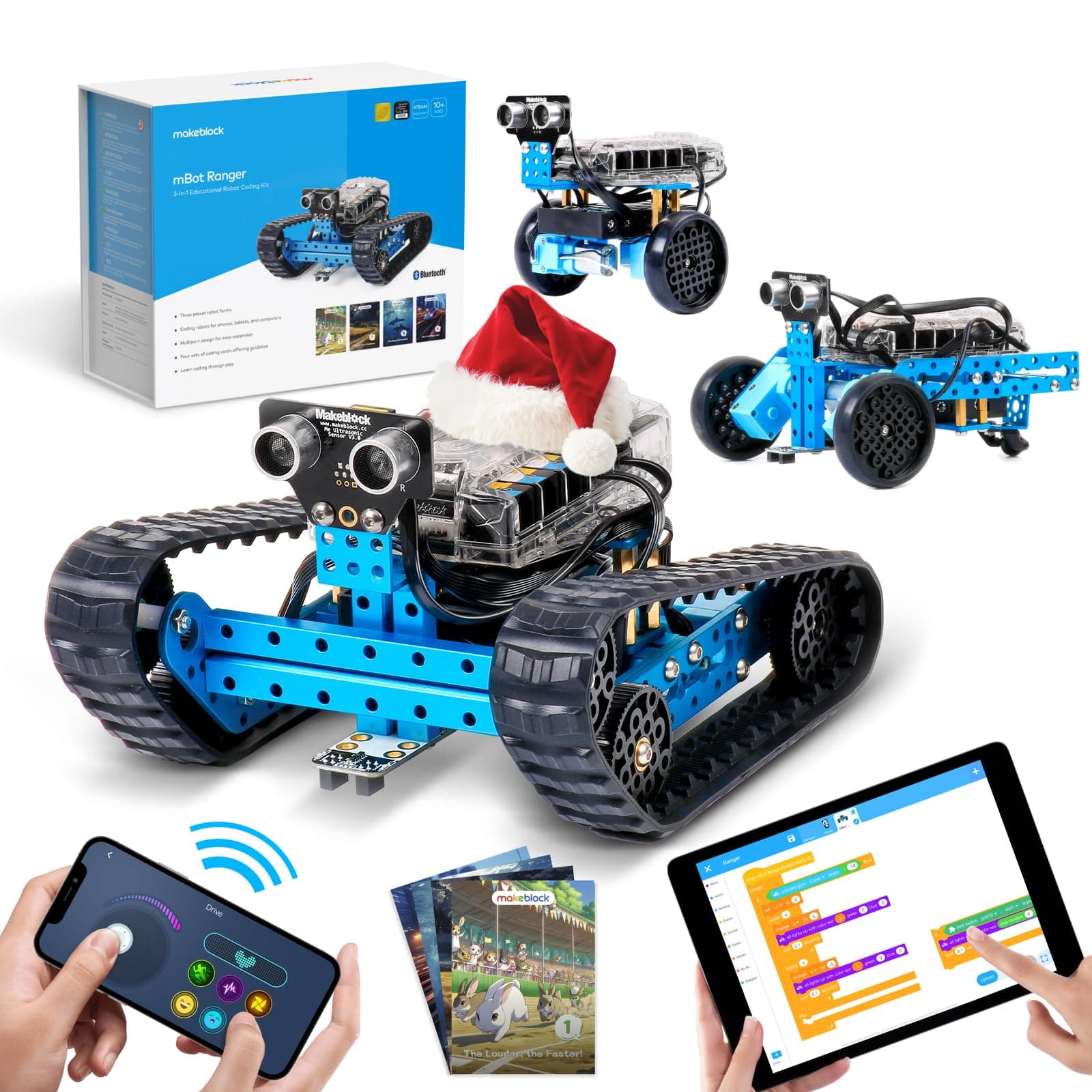 Makeblock mBot Ranger Transformable STEM Educational Robot Kit,a three-in-one educational robot kit for both learning programming and having fun