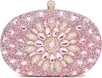 Women's Evening Bags Sparkly Rhinestone Clutch Purses Luxury Handbags