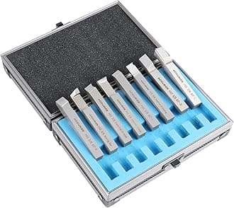 Accusize Industrial Tools 3/8'' 8 Pc Hss Tool Bit Set, Pre-Ground for Turning and Facing Work, 2662-2003