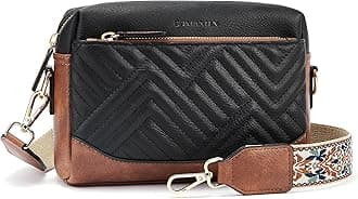 BOSTANTEN Crossbody Bags for Women Vegan Leather Purses Quilted Shoulder Handbags with Adjustable Shoulder Strap