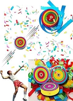 Premium Hand Throwing Paper Confetti Ribbon Shower For Outdoor Events (Pack of 6 Ribbons)