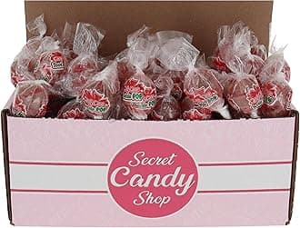 SECRET CANDY SHOPTootsie Pops Lollipops 40 Lollies in a Box (Peppermint Candy Cane)