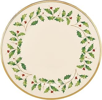 Lenox 146504000 Holiday Dinner Plate, Christmas Dinnerware
