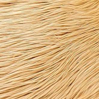 Qidkeo Faux Fur Fabric for Crafts, Gnomes, Animal Costumes, Cushions, Decorations Beige 20x20in