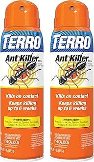 T401SR Indoor and Outdoor Ant Killer Aerosol Spray - Kills Ants, Cockroaches, Crickets, Scorpions, Spiders, and Other Insects - 2 Pack 32 Total Ounces