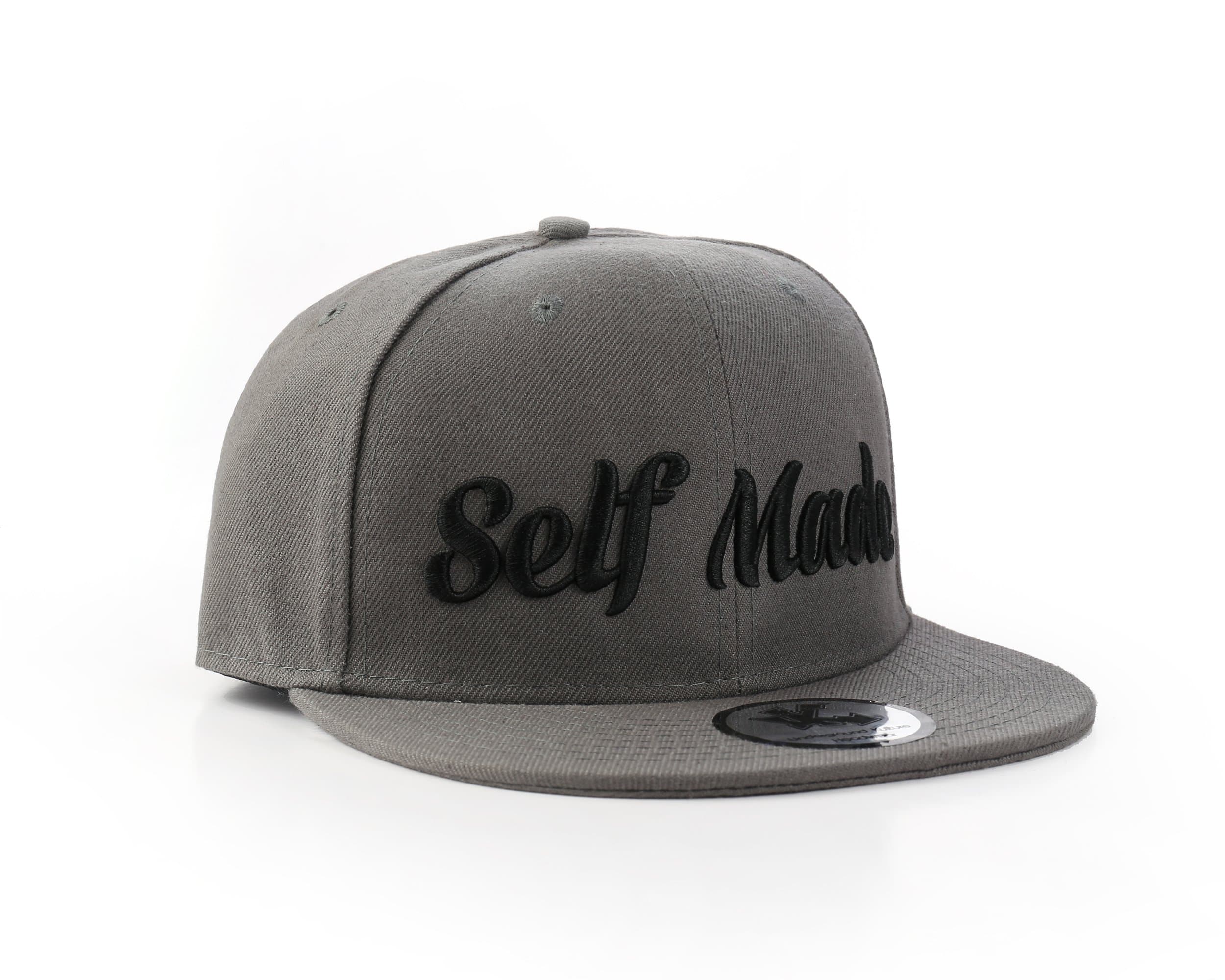 Self Made Grey Snapback Baseball Cap