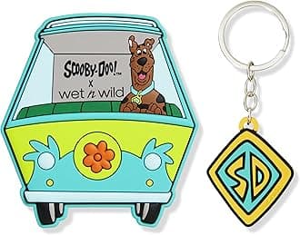 Scooby Doo Collection, Versatile Portable Hand Mirror & Keychain Set, Comfort-Grip Handle - Scooby Dooby Doooo!