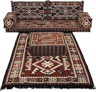 arabic majlis sofa,floor seating,floor cushions,arabic floor seating,arabic cushions,floor sofa,oriental seating,furniture,majlis,jalsa,floor couch,arabic couch - MA 41 (Sofa + Rug + Ottoman)