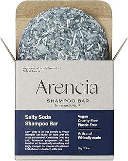 Salty Soda shampoo bar for normal to oily hair + dandruff concern