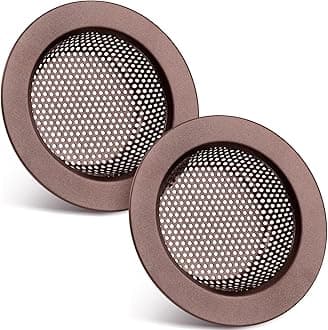 Retisee 2 Pcs Sink Strainer Stainless Steel Kitchen Sink Drain Strainer Basket Cover Mesh Hair Food Catcher, Large Wide Rim of 4.4 Diameter(Oil Rubbed Bronze)