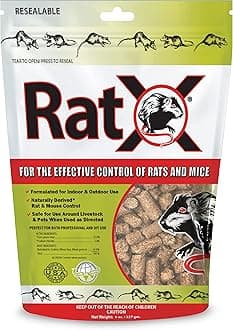EcoClear Products 620100-6D RatX All-Natural All Species Rat Mouse, 8 oz. Bag