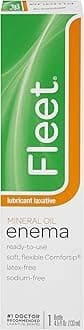 Laxative 50 Count Glycerin Suppositories for Constipation, Mineral Oil Enema 4.5 fl oz