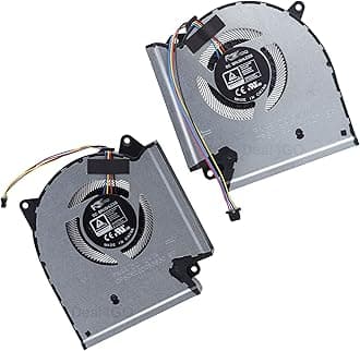 CPU & GPU Graphics Cooling Fan Replacement for ASUS G533 G513 G713 G733 G533QR G533QS G513QM G713QM G733ZW G533ZW-AS94